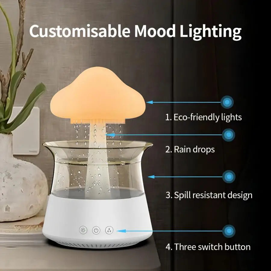 Relax Cloud Rain Diffuser Humidifier