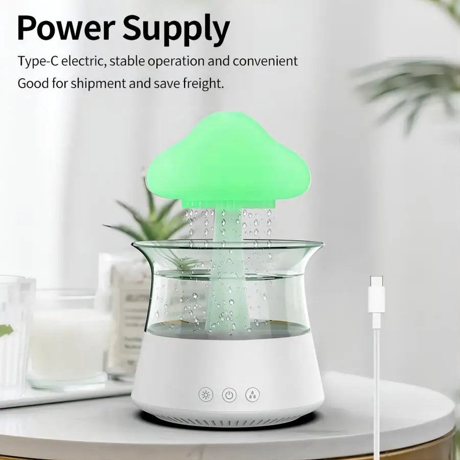 Relax Cloud Rain Diffuser Humidifier